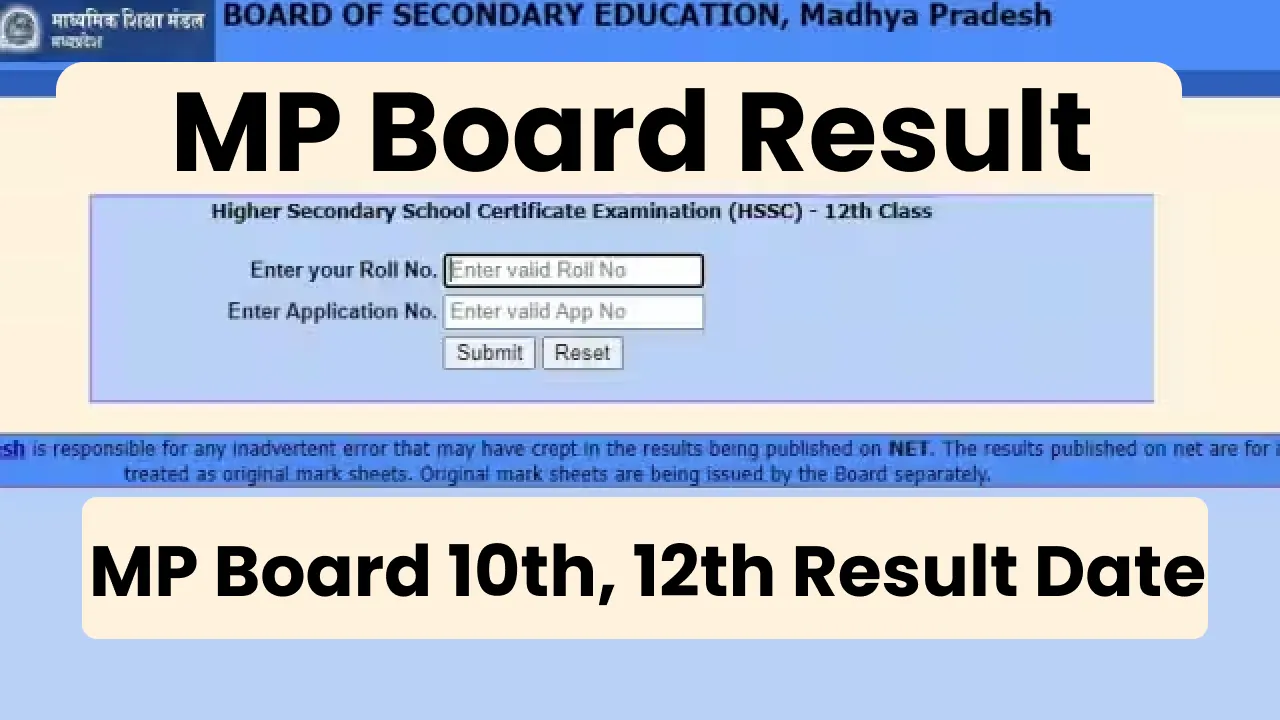 MP Board result