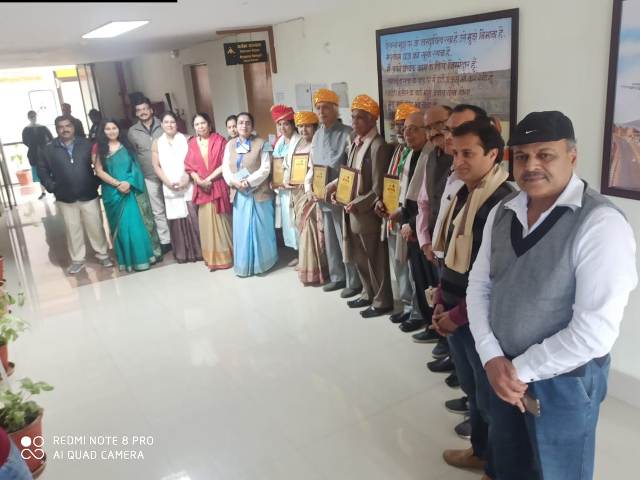 2021 विश्व हिंदी दिवस के अवसर पर इंदौर एयरपोर्ट पर हुए दो दिवसीय आयोजन