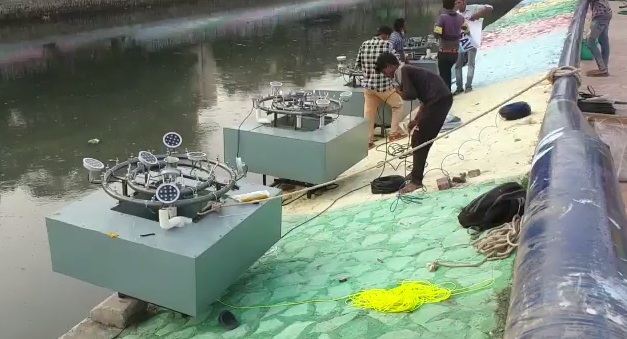 Indore News : कृष्णपुरा से रामबाग पुल के बीच नदी की सुंदरता बढ़ाएंगे रंगीन फव्वारे