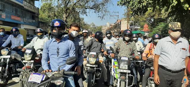 Indore News : आयुष्मान भारत निरामयम् जागरूकता बाइक रैली आयोजित