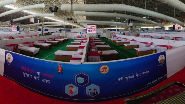 जन-सहयोग से इंदौर में निर्मित हुआ प्रदेश का सबसे बड़ा कोविड केयर सेंटर