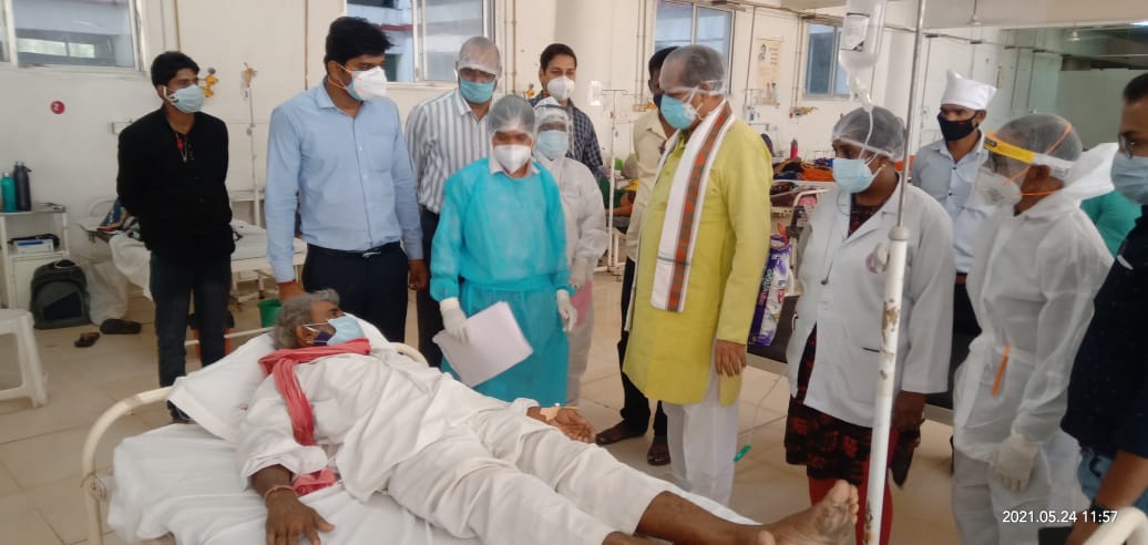 इंडेक्स अस्पताल में मरीजों को मिल रही हर सुविधा बेहतर, विधायक सिंह ने किया निरिक्षण
