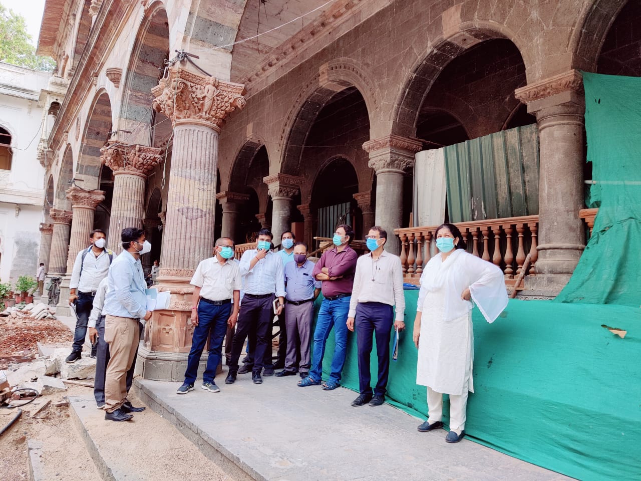 आयुक्त ने किया स्मार्ट सिटी प्रोजेक्ट का निरीक्षण, 15 अक्टूबर तक कम पूर्ण करने के दिए निर्देश
