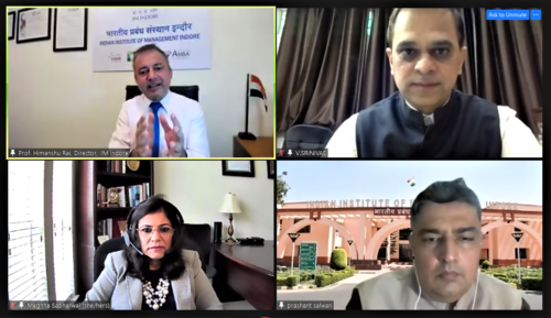 नेतृत्व मायने को लेकर IIM इंदौर में हुआ वेबिनार, ये अतिथि हुए शामिल