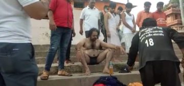 रामघाट पर डूब रहे युवक को होमगार्ड सैनिकों ने बचाया