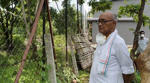 चंदनपुरा में अचानक दिग्गी का निरीक्षण, बोले- 15 साल से अब तक चल रहा माफियाओं का राज
