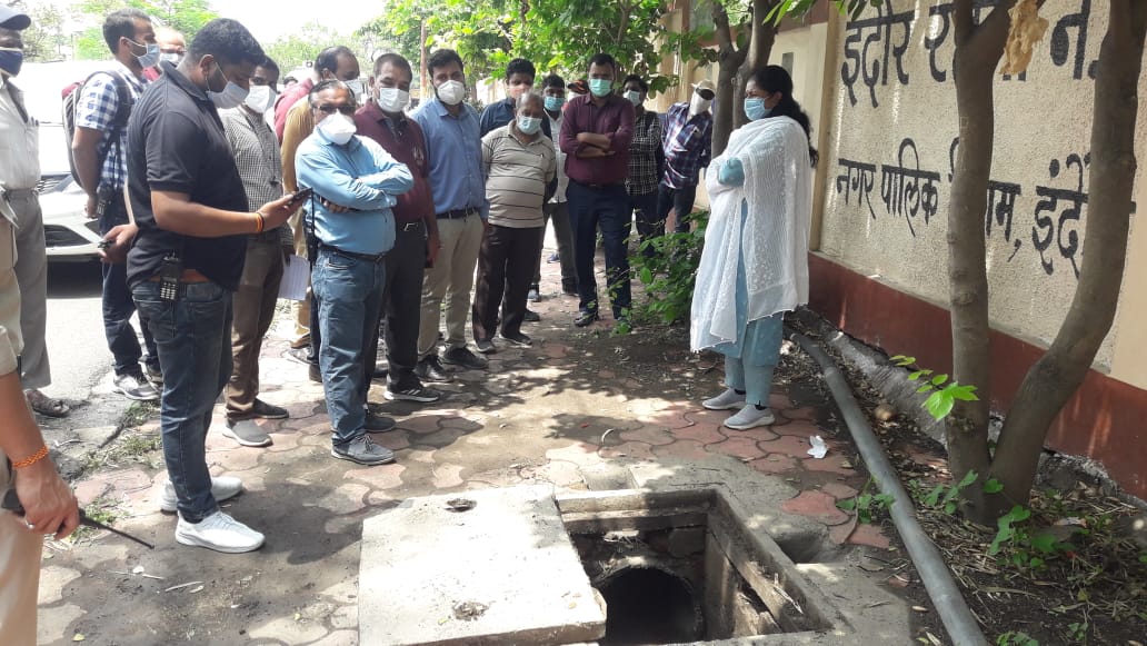 आयुक्त पाल द्वारा बडा गणपति व्यास पुल, पटेल नगर, दलालबाग, सिकंदराबाद आदि क्षेत्रो का निरीक्षण