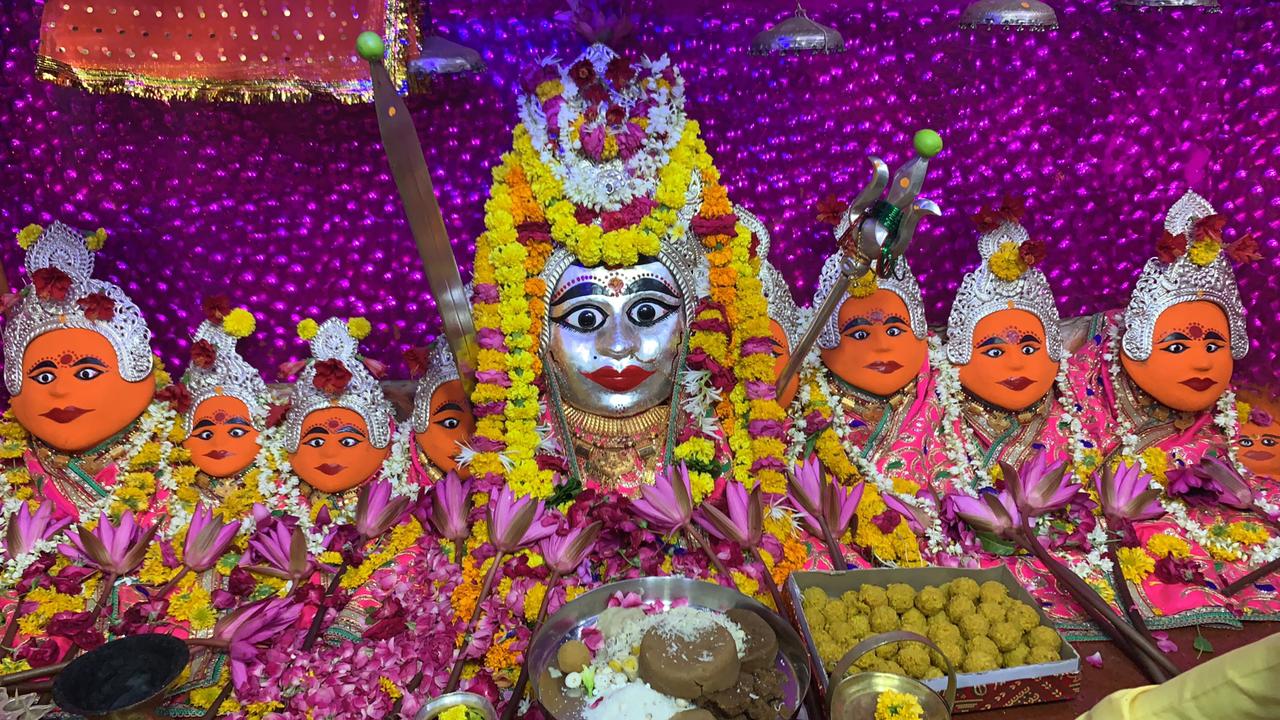 बिजासन माता लाइव दर्शन