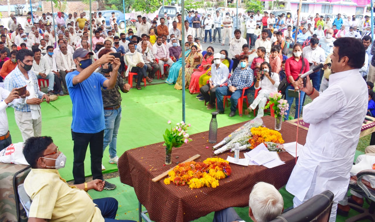 घर घर पहुंचेगा पानी ,सबको मिलेगा मकान का मालिकाना हक : गोविंद सिंह राजपूत