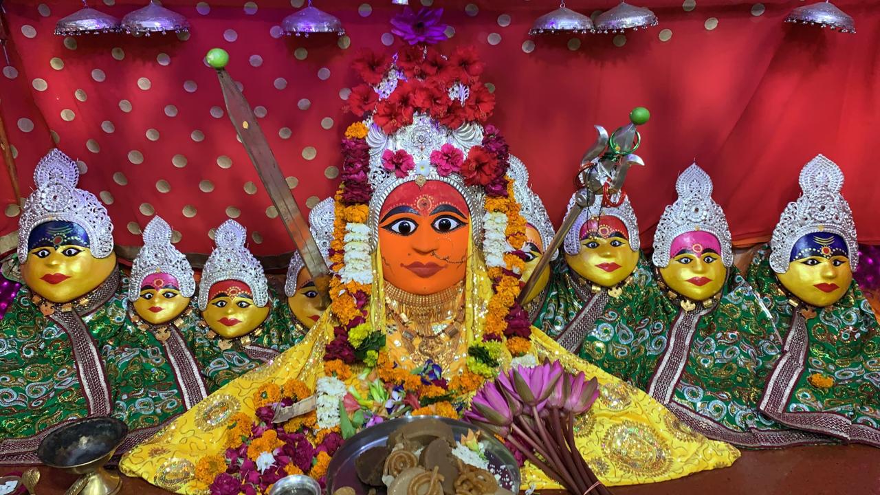 बिजासन माता लाइव दर्शन