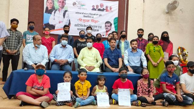 Indore News : कोविड में अनाथ हुए बच्चों के अभिभावक बने लालवानी