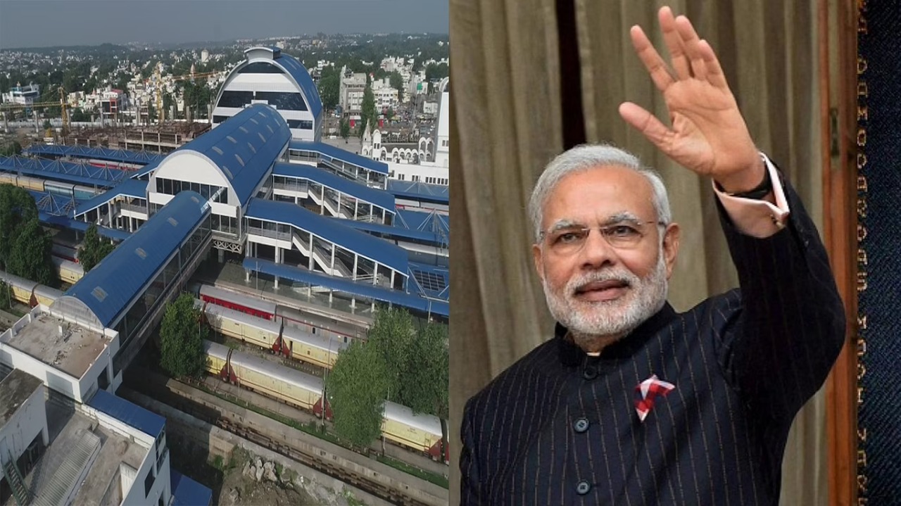 भोपाल में बना भारत का पहला वर्ल्ड क्लास रेलवे स्टेशन, उद्घाटन में शामिल हो सकते है PM मोदी