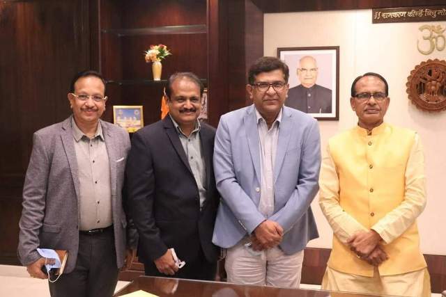 शिवराज से सैयद अरशद अली वारसी की मंत्रालय में भेंट