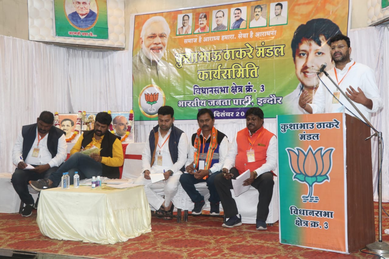 भाजपा नगर के सभी मंडलों में कार्यसमिति बैठक संपन्न, 3 सत्रों में किया विचार व्यक्त