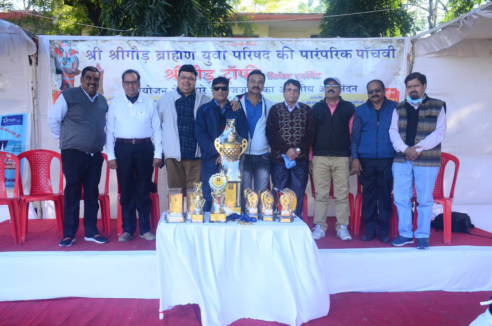 पांचवी श्रीगौड़ ट्रॉफी पर टीम भोपाल इलेवन का कब्ज़ा