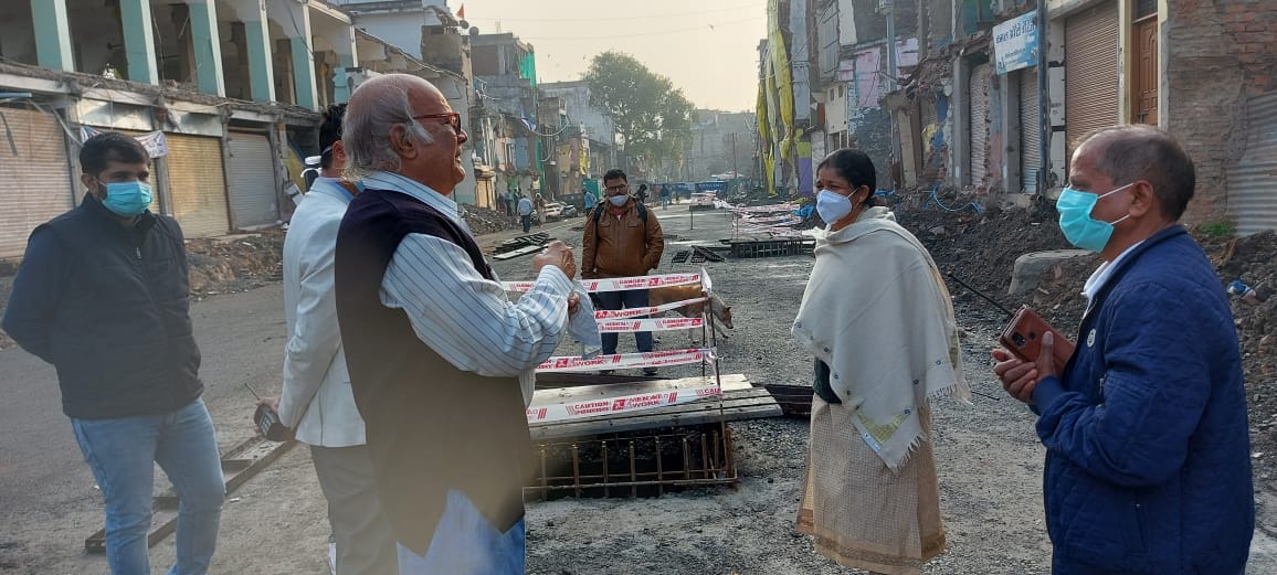 Indore News: एमजी रोड़ का अधूरा निर्माण, निगमायुक्त ने दिए निर्देश