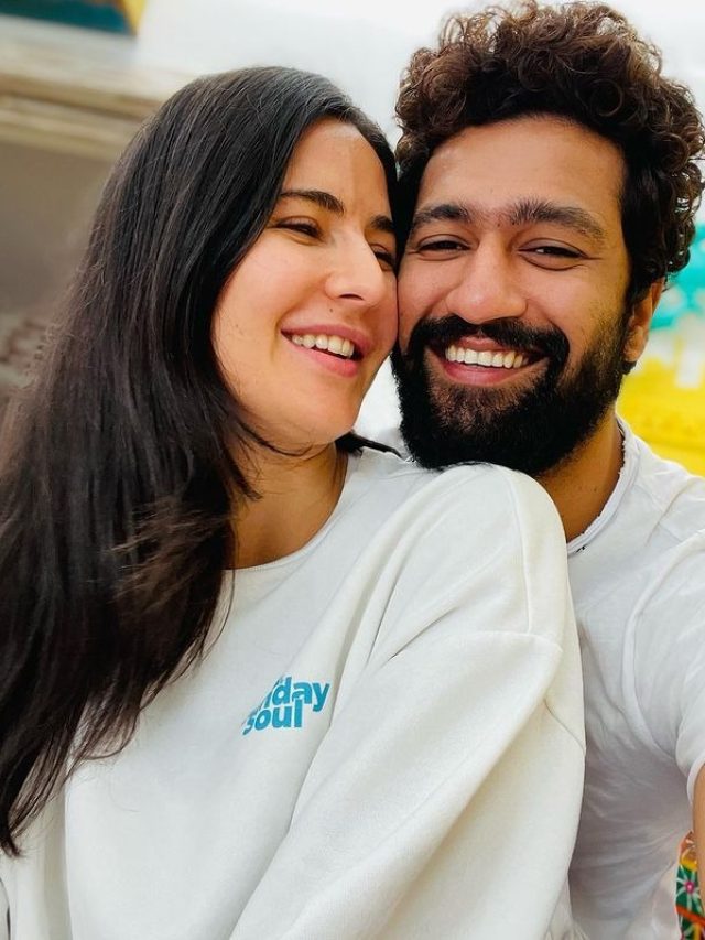 रोमांटिक अंदाज में नजर आए Vicky Kaushal और Katrina Kaif