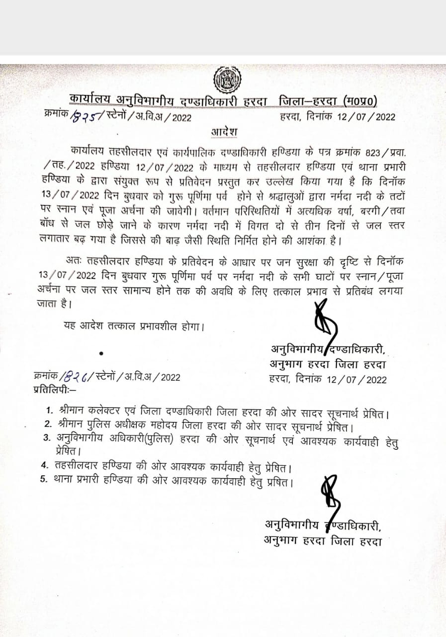 हरदा: बारिश की संभावना को देखते हुए कलेक्टर ने दिए निर्देश,13 जुलाई को बंद रहेगें स्कूल और आंगनवाड़ी केन्द्र