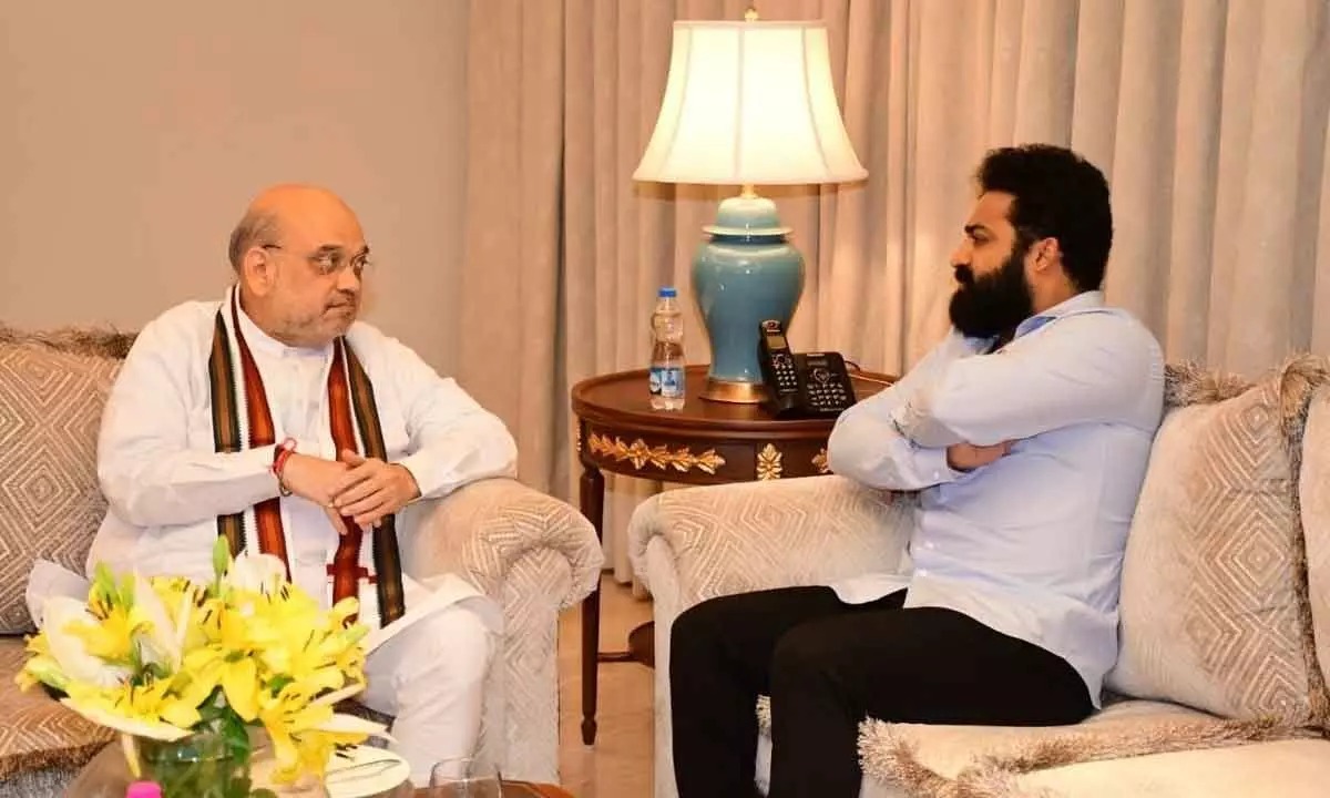गृह मंत्री अमित शाह ने की जूनियर एनटीआर से मुलाकात, तस्वीरें शेयर कर की एक्‍टर की तारीफ, फेन्स दे रहे ऐसी प्रतिक्रिया