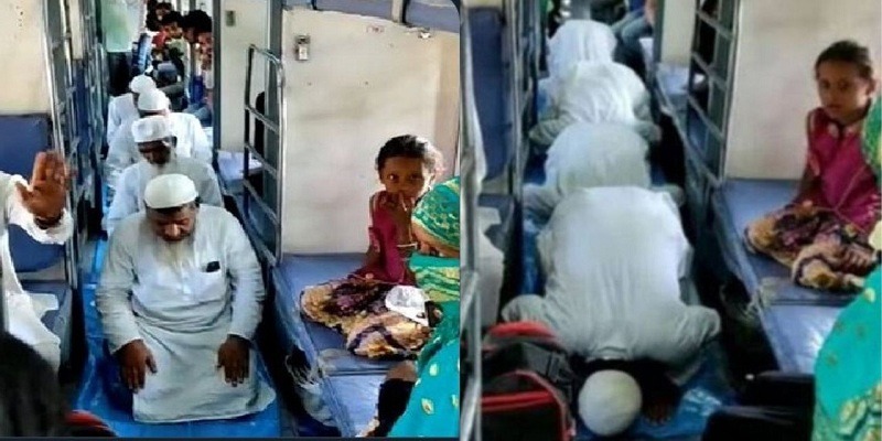 सत्याग्रह एक्सप्रेस के अंदर पढ़ी जा रही थी नमाज, BJP के इस पूर्व विधायक ने बनाया Video