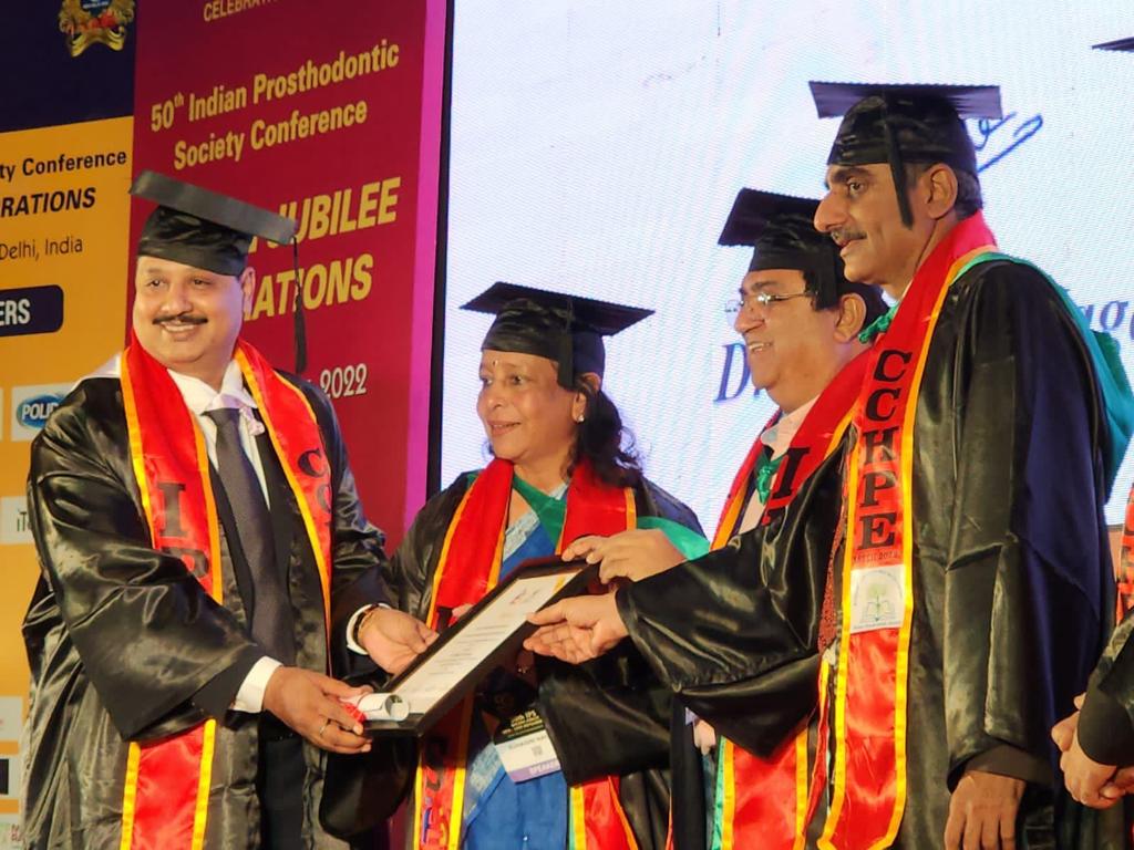इंडियन प्रोस्थोडॉन्टिक सोसाइटी का 50वां स्वर्ण जयंती सम्मेलन हुआ आयोजित, मालवांचल विश्वविद्यालय का डॅा.राजीव श्रीवास्तव ने किया प्रतिनिधित्व