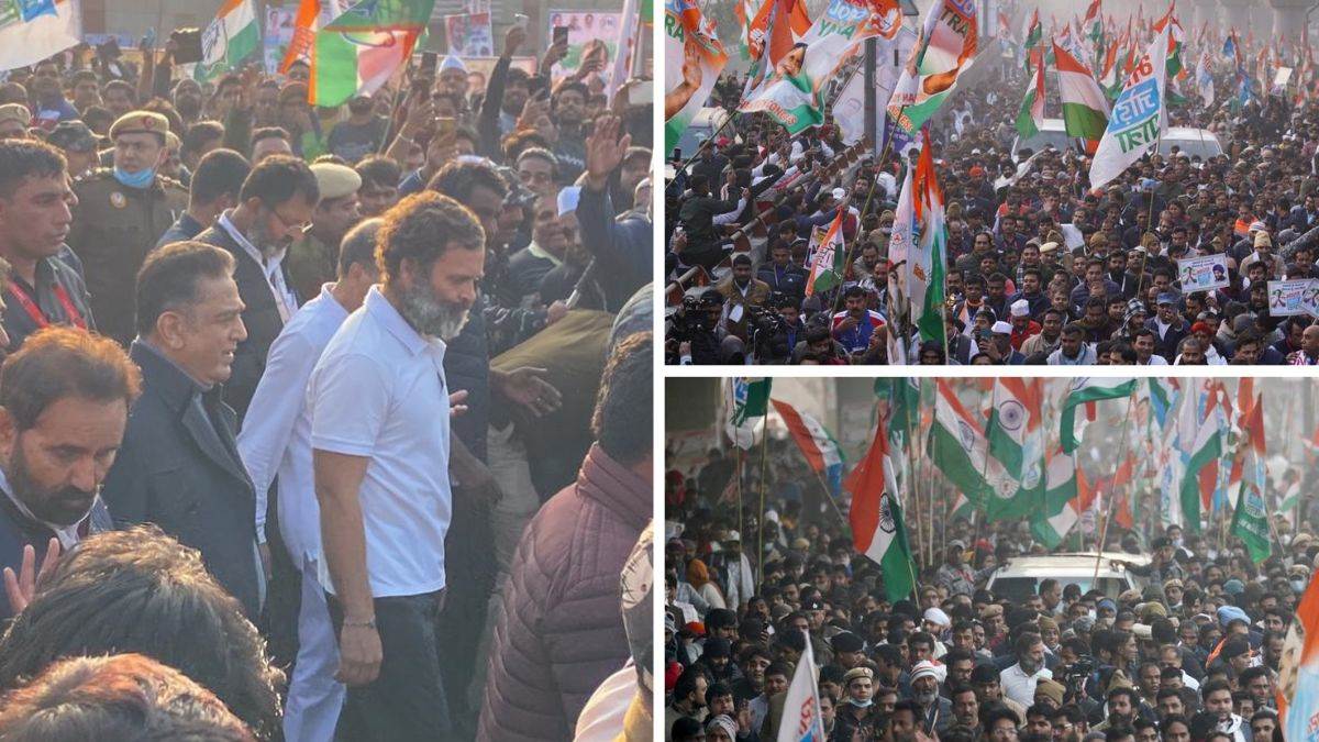 Bharat Jodo Yatra : राहुल गाँधी की भारत जोड़ो यात्रा पहुंची दिल्ली, कमल हासन भी हुए शामिल