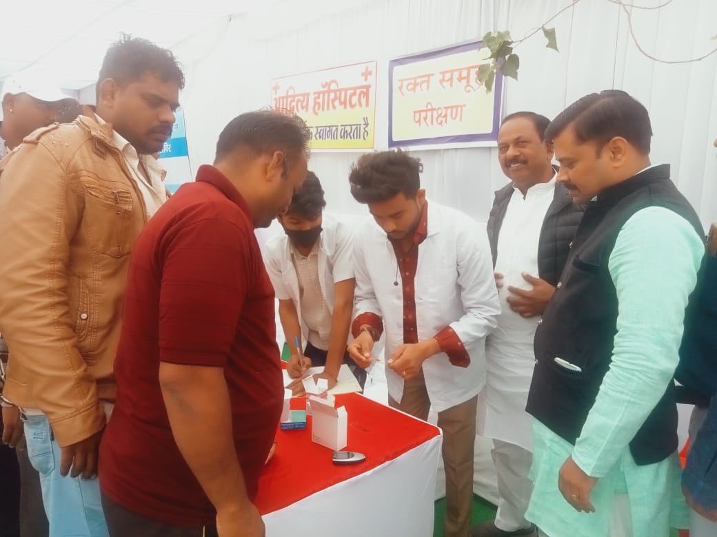 स्वास्थ्य मित्र अभियान के तहत निःशुल्क स्वास्थ्य परीक्षण शिविर का हुआ आयोजन, बडी संख्या में नागरिको ने लिया लाभ