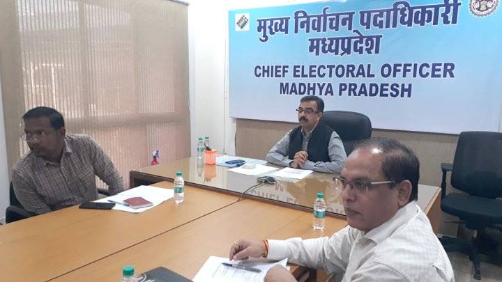 MP मुख्य निर्वाचन पदाधिकारी ने नामावली में डुप्लीकेट मतदाताओं की जांच के दिए निर्देश