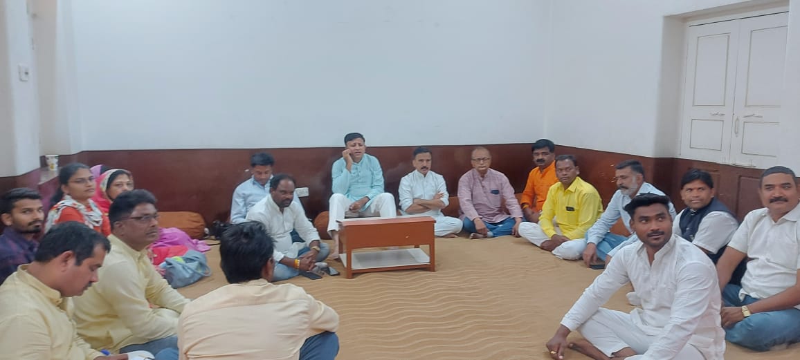 राजीव गांधी पंचायती राज संगठन के विस्तार के लिए दिल्ली से आए प्रभारी, पूरे देश में 1 लाख स्वराज साथियों का निर्माण करेगा संगठन