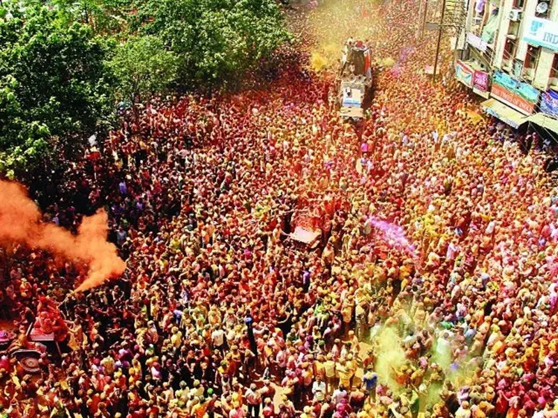 इंदौर शहर में रंगपंचमी पर परम्परागत गेर आयोजन के दौरान ऐसी रहेगी यातायात व्यवस्था