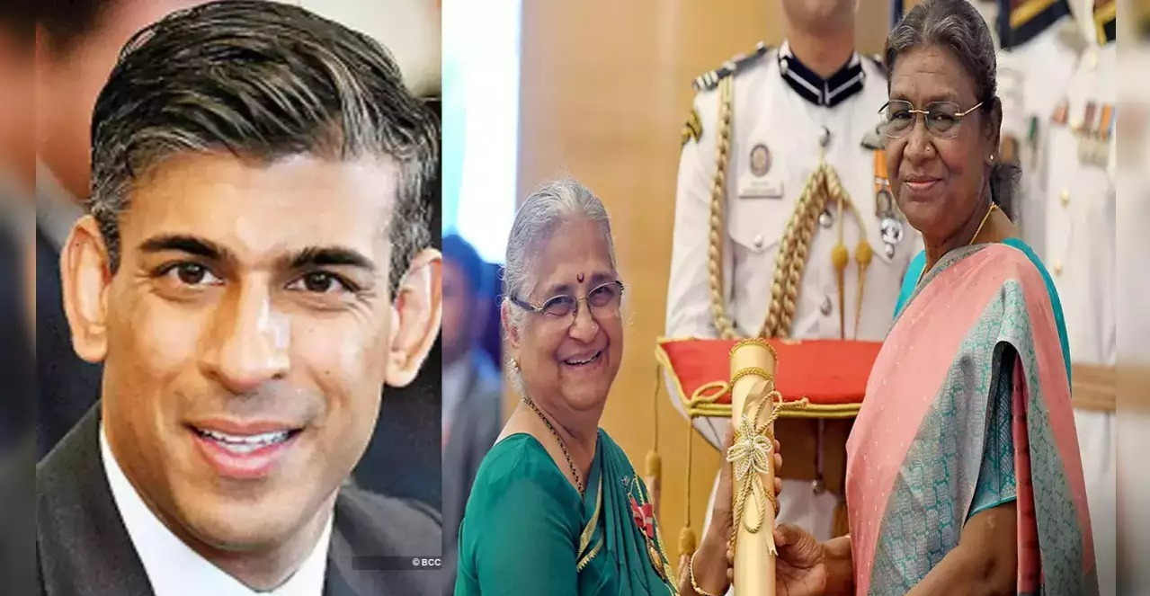 ब्रिटिश PM ऋषि सुनक की सास सुधा मूर्ति को मिला पद्मभूषण, सोशल मीडिया पर कहीं ये बात...