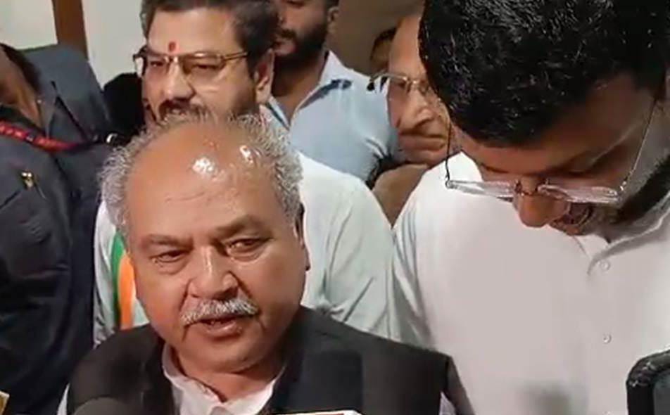 पार्टी के कायकर्ताओं में कोई नाराजगी नहीं, पार्टी हर स्तर पर मजबूत हैं और चुनाव के लिए पुरी तरह तैयार हैं - केंद्रीय मंत्री नरेंद्र सिंह तोमर