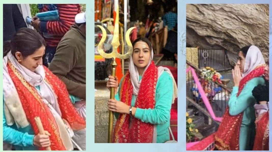 हर-हर महादेव के जयकारे के साथ बाबा बर्फानी के दर्शन करने पहुंचे सारा अली खान, वीडियो हुआ वायरल
