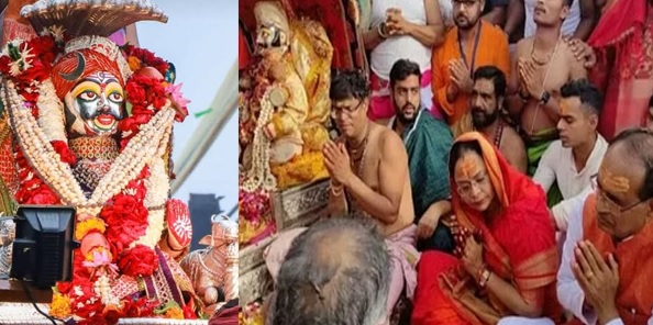 महाकाल की तीसरी शाही सवारी में पत्नी साधना सिंह के साथ पहुंचेंगे CM शिवराज, बढ़ाई गई सुरक्षा