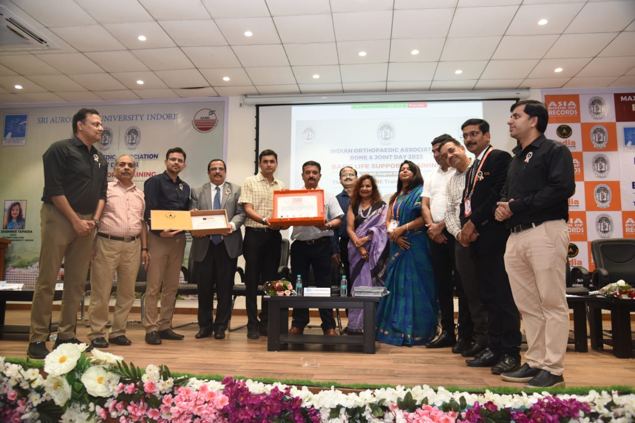 इंदौर ऑर्थोपेडिक एसोसिएशन ऑफ इंडिया द्वारा बोन एंड ज्वाइंट सप्ताह मनाया गया, हेल्थ कैंप और वर्कशॉप का किया आयोजन