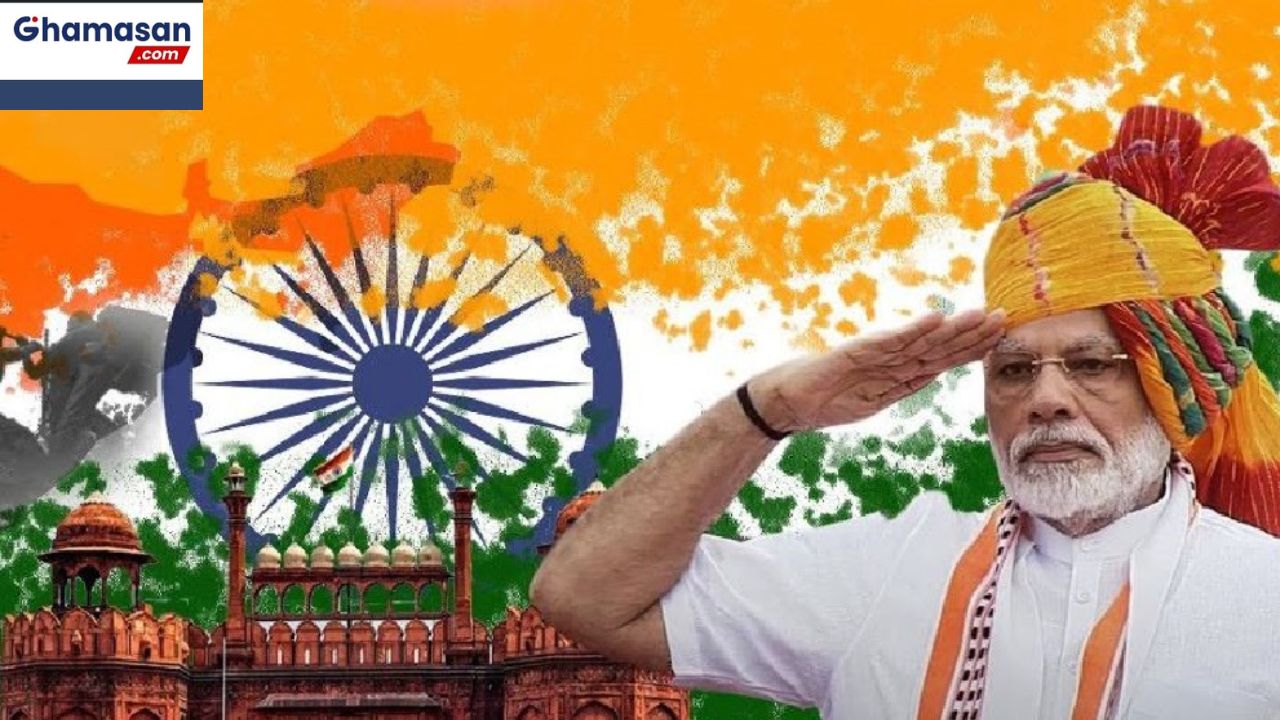 प्रधानमंत्री ने 26 बार परिवारजन शब्द का किया उपयोग, 77वें स्वतंत्रता दिवस के अवसर पर लाल किले पर फहराया तिरंगा