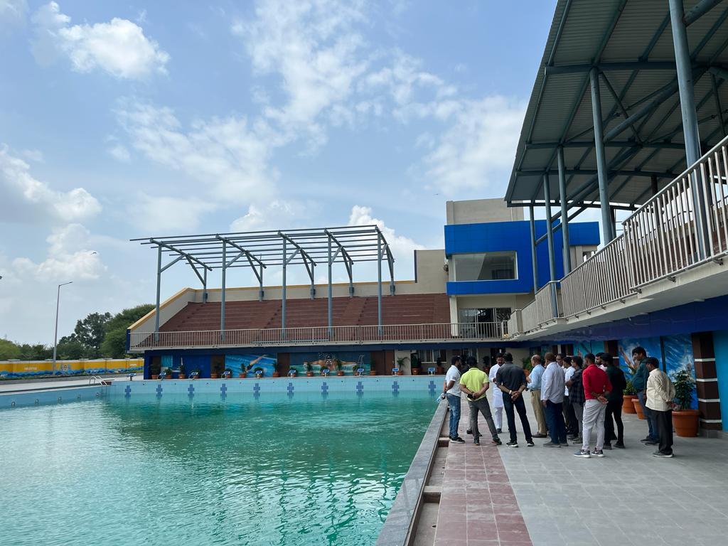 इंदौर में अंतरराष्ट्रीय स्विमिंग पूल बनकर तैयार, CM शिवराज करेंगे लोकार्पण