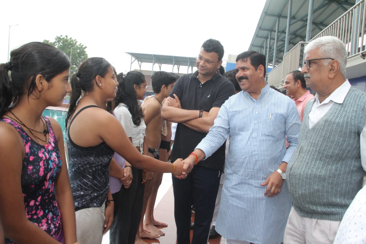 शहर को 22 करोड़ से निर्मित अंतरराष्ट्रीय स्तर के स्विमिंग पूल की मिलेगी सौगात, सफल परीक्षण संपन्न