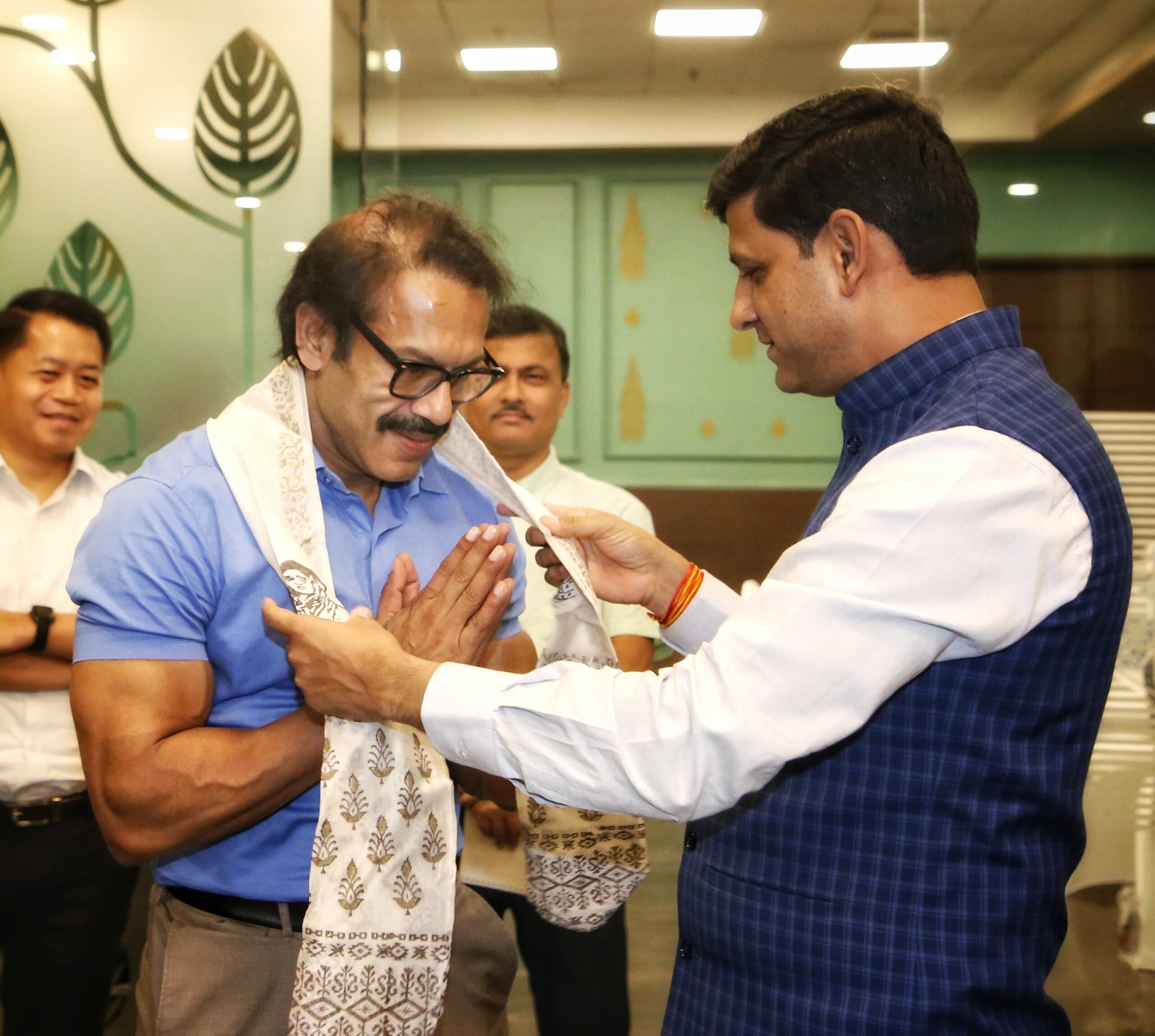 महापौर ने की जॉइंट सेक्रेटरी मिशन डायरेक्टर स्मार्ट सिटी से सौजन्य भेट