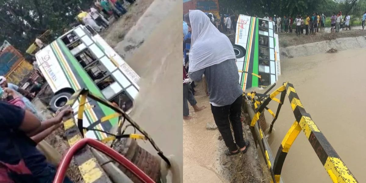 पंजाब : मुक्तसर में बड़ा हादसा, यात्री बस नहर में गिरी, पांच लोगों की मौत, 20 लापता