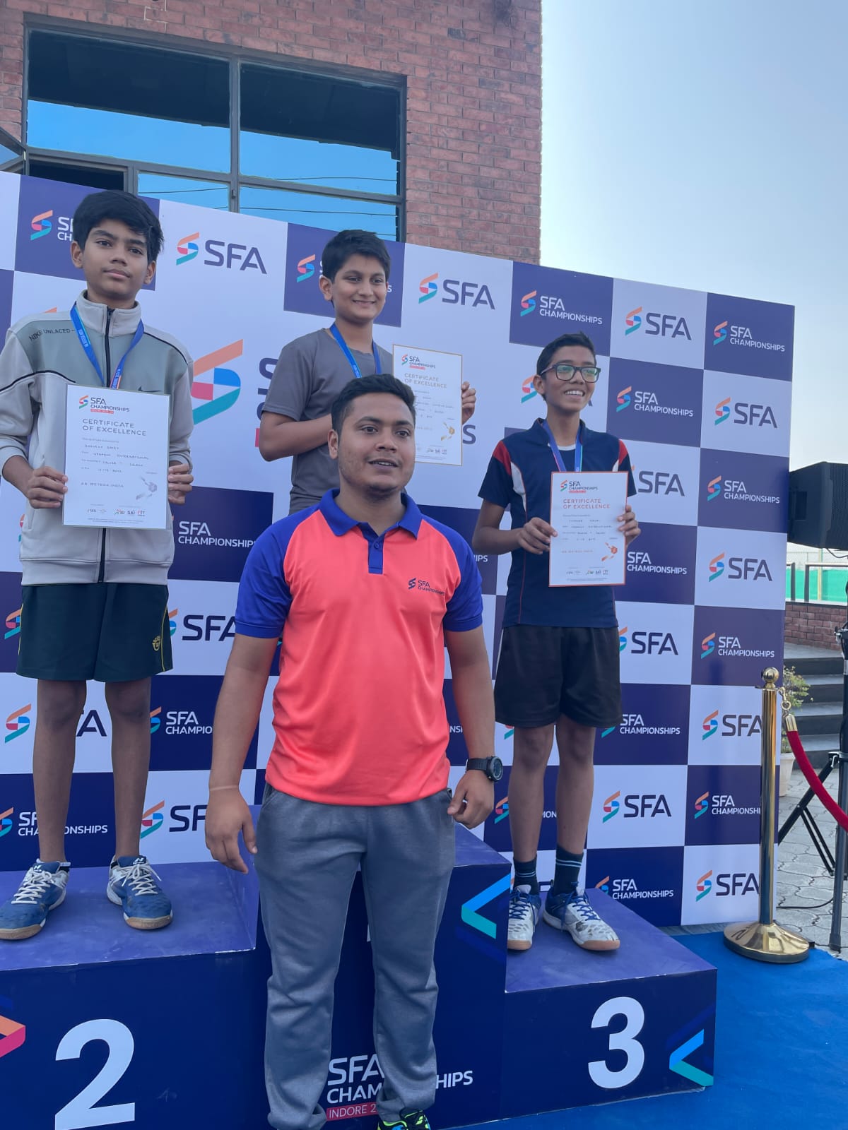 इंदौर एसएफए चैम्पियनशिप्स के दूसरे दिन देखने को मिली ज़बरदस्त खेल भावना