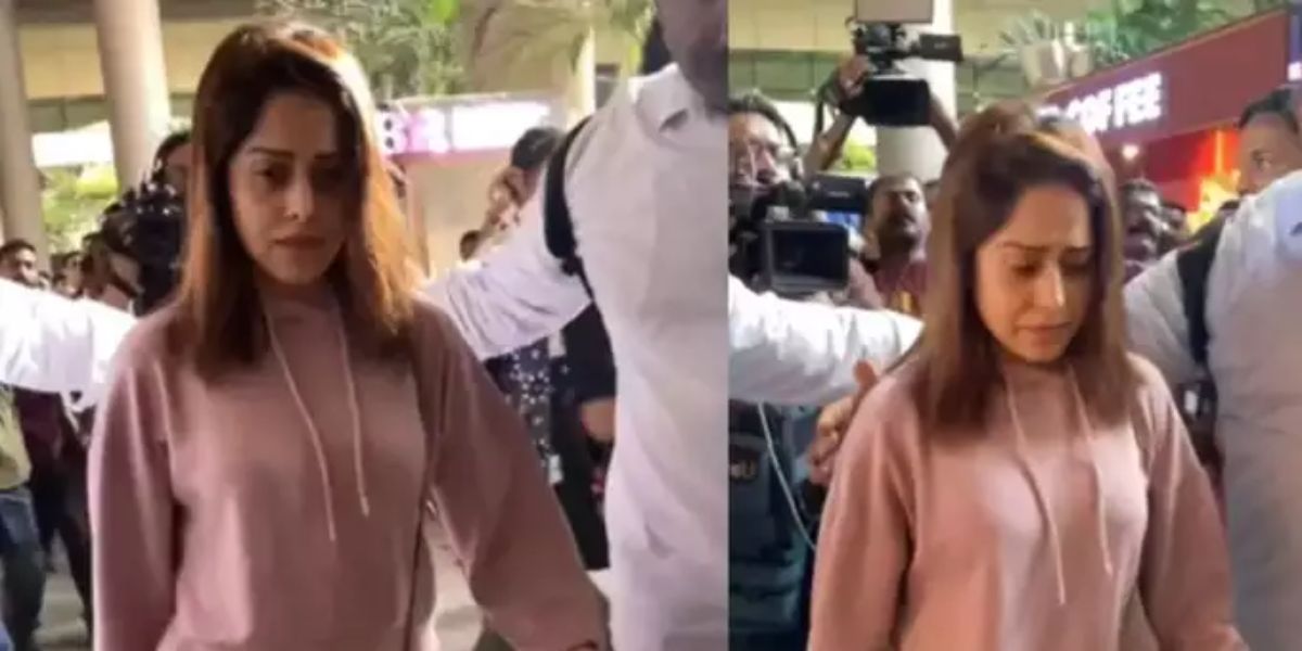 इजराइल से भारत लौटीं नुसरत भरूचा, चेहरे पर दिखा डर, देखें वीडियो