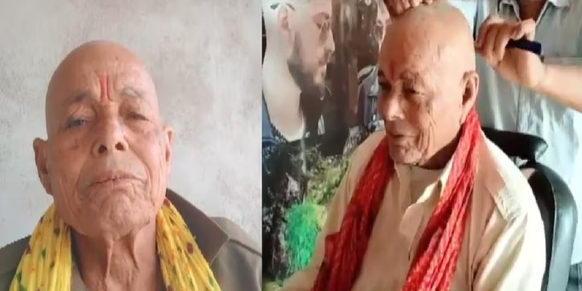 कांग्रेस प्रत्याशी के हारने पर बुजुर्ग ने करवाया मुंडन, 15 साल पहले खाई थी कसम, जानें पूरा मामला