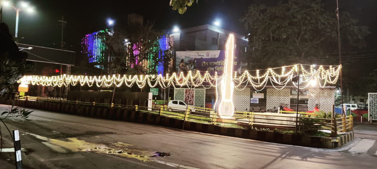 महापौर के आग्रह पर एक हुआ इंदौर - दीपावली की तरह सजा शहर