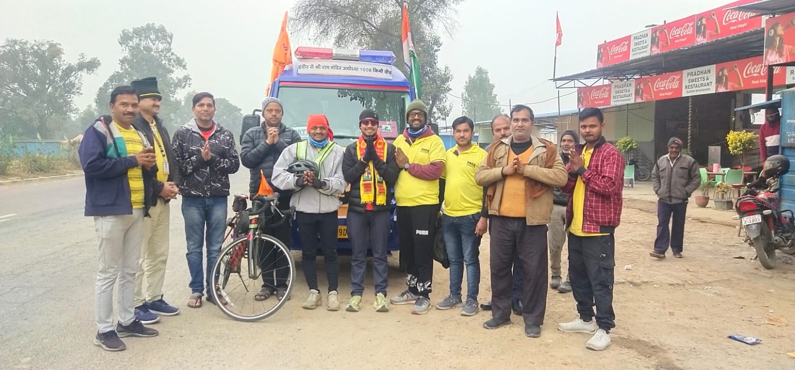 इंदौर के 'पारस' पर चढ़ा राम भक्ति का जुनून, साइकिल से पहुंचे अयोध्या