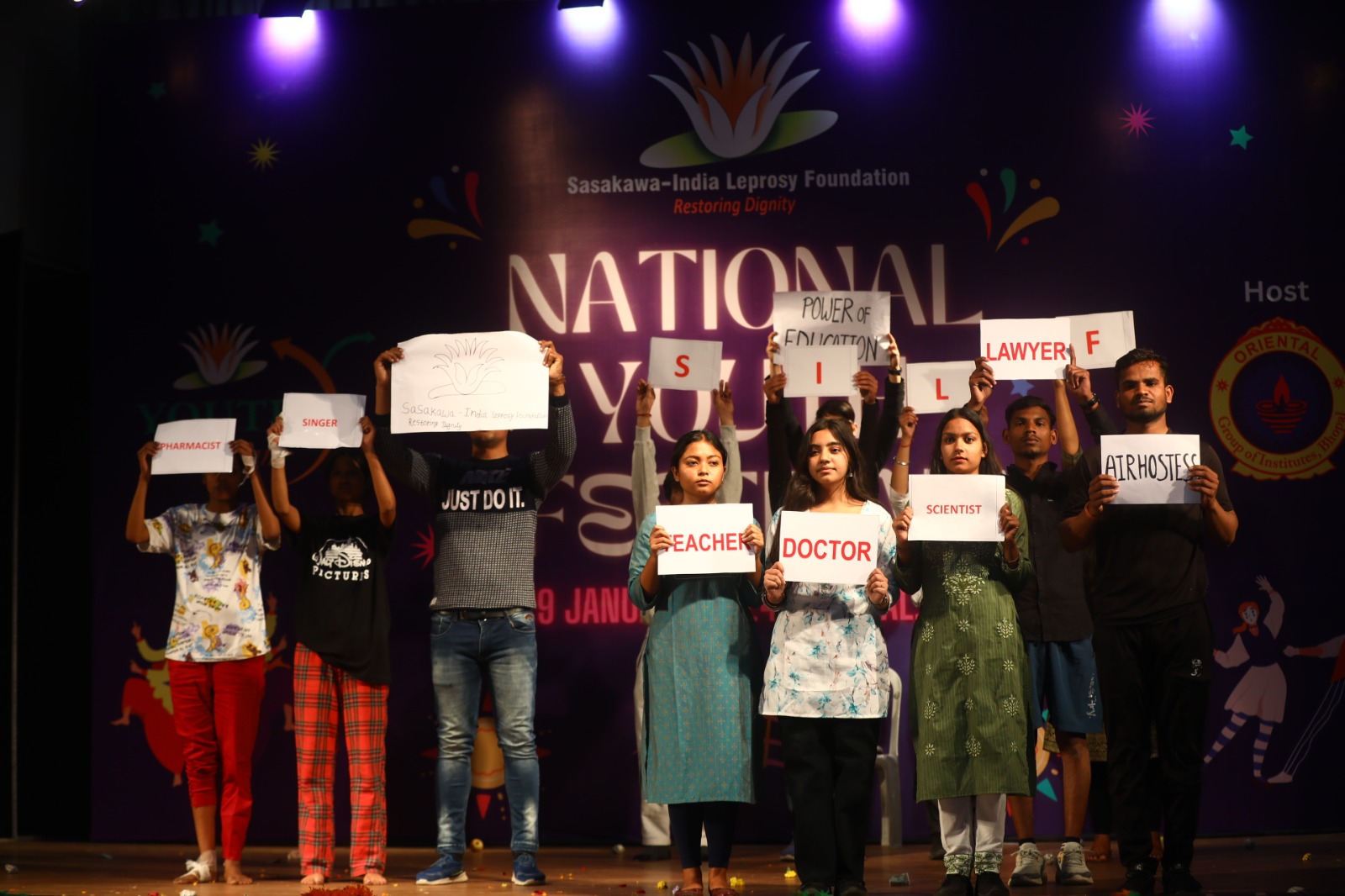 सासाकावा-इंडिया लेप्रोसी फाउंडेशन का 11वां यूथ फेस्टिवल, विविधता और समावेशिता का जश्न