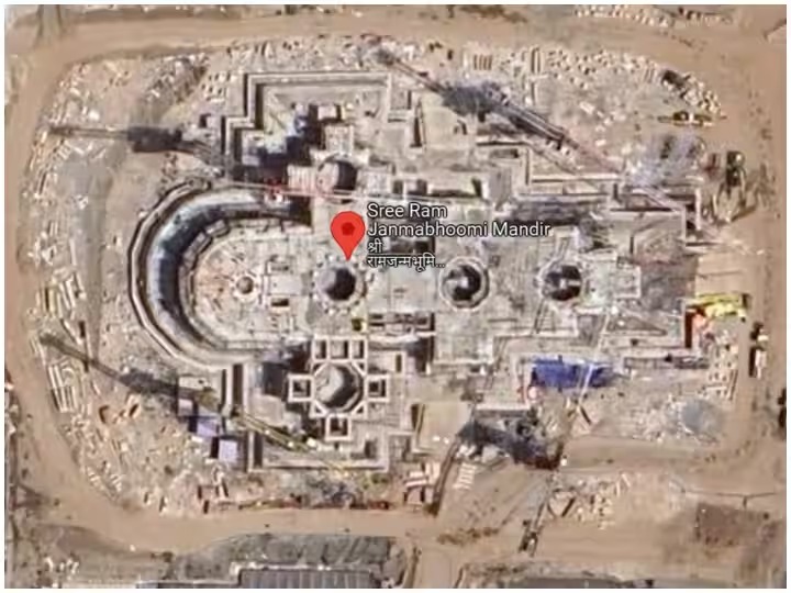 अंतरिक्ष से भी इतना भव्य और आकर्षक दिखता है राम मंदिर, ISRO ने जारी की तस्वीरें