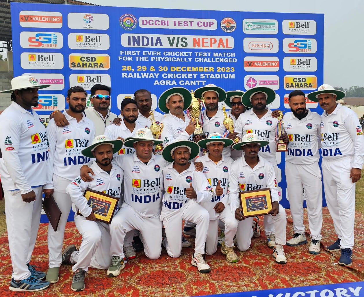 DCCBI Test Cup: ब्रजेश की कप्तानी मे भारत ने रचा इतिहास, एक पारी और 18 रन से ऐतिहासिक जीत की दर्ज