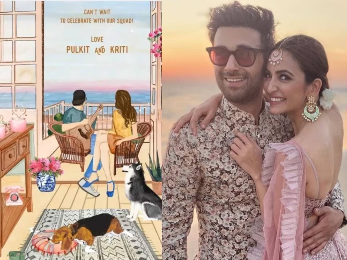 5 साल की डेटिंग के बाद शादी के बंधन में बंधेंगे कृति-पुलकित, कार्ड सोशल मीडिया पर वायरल, देखें Photos