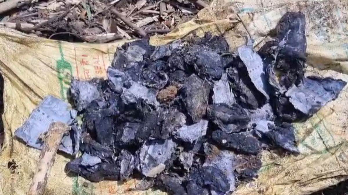 आगर के तालाब में खुदाई के दौरान निकले लाखों रुपये के गले हुए नोट, जांच में जुटी पुलिस